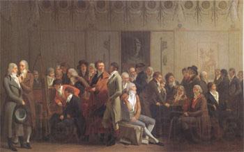 Louis Leopold  Boilly An Artists' Party in the Studio of Isabey (mk05) Germany oil painting art